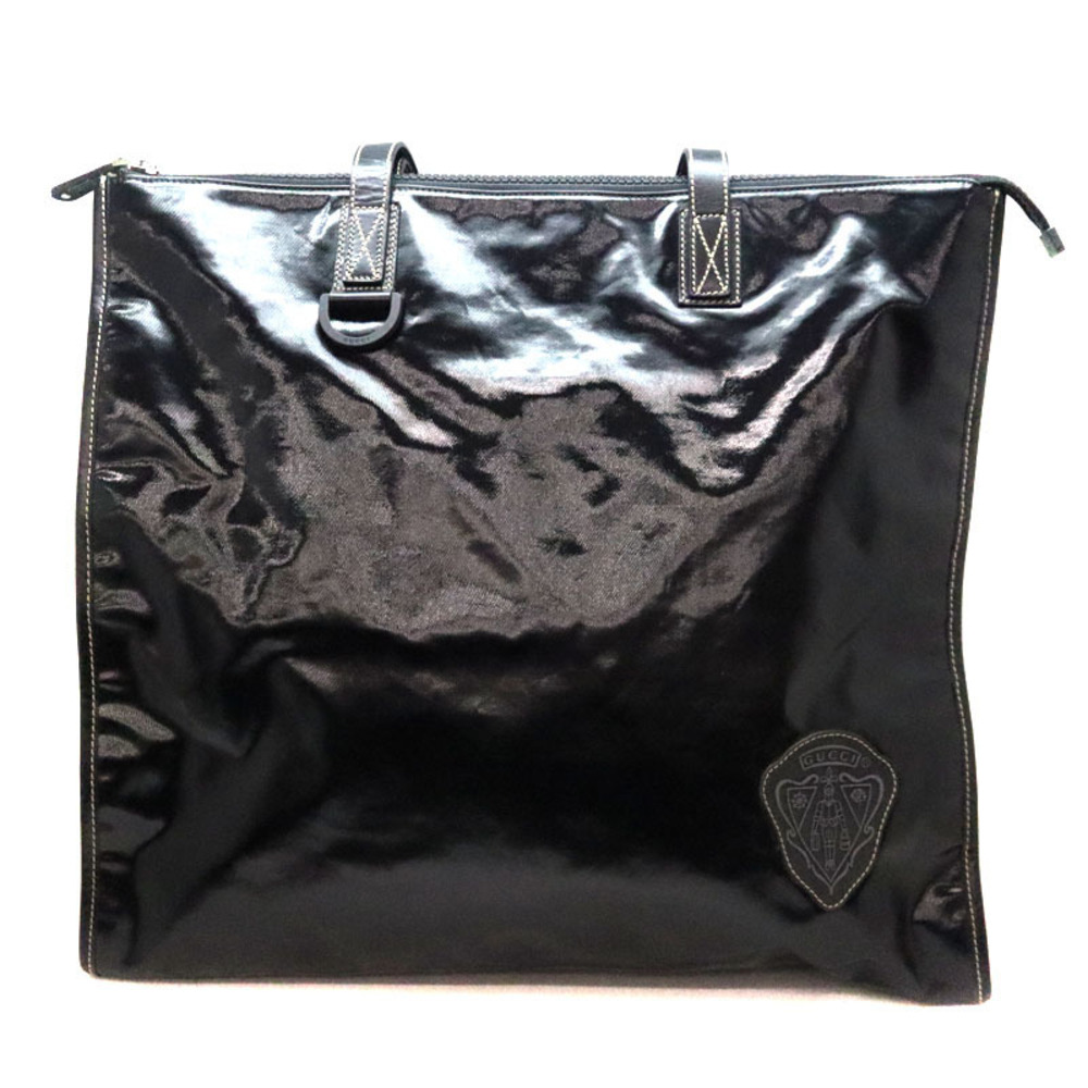 Gucci Tote Bag Vernis Patent Leather Enamel Black